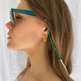 Mandorla Earrings - 22k Gold Plated