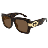 Gucci Square Sunglasses GG1688S002 in Havana