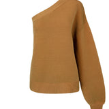 Organic Asym Sweater - Fennel