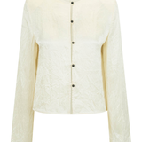 Eileen Top - Ivory Jacquard Satin
