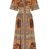 Alberta Smocked Shirt Dress