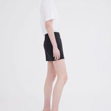 Pippa Cotton Mini Skirt - Black