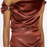 Claw Remmy Mini Dress - Saffron