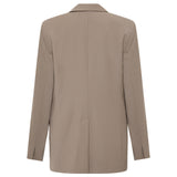 Relaxed Tailored Blazer - Taupe