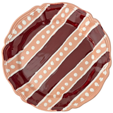Roseo Ceramic Scalloped Serving Plate