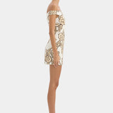 Elodie Off Shoulder Mini Dress - Patale