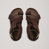 Jalen Sandal - Walnut Suede