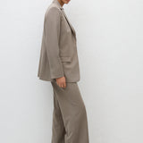 Relaxed Tailored Blazer - Taupe