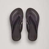 The Viola Sandal - Black Berry Suede