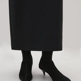 Ophelia Boot - Black Suede