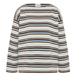 POSSE Nadine Top in Chocolate Multi Stripe – styled view | Peggy Concept Store