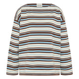 POSSE Nadine Top in Chocolate Multi Stripe – styled view | Peggy Concept Store