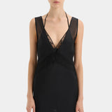 Avellino Lace Layered Dress - Black