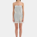SIR. Noria Mini Dress in Powder Blue – front view | Peggy Concept Store