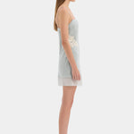 SIR. Noria Mini Dress in Powder Blue – side view | Peggy Concept Store