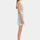 SIR. Noria Mini Dress in Powder Blue – side view | Peggy Concept Store