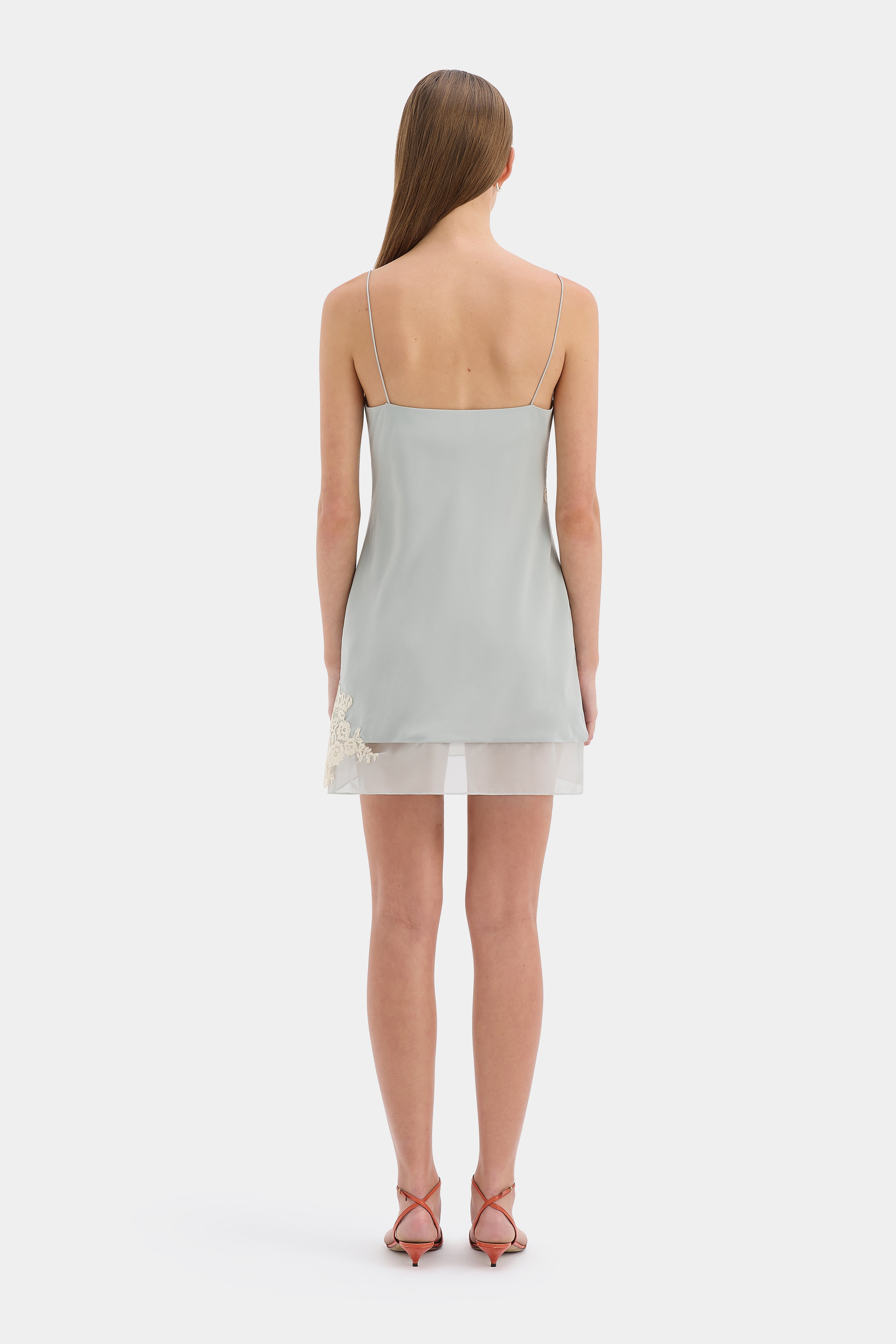 SIR. Noria Mini Dress in Powder Blue – back view | Peggy Concept Store
