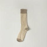 The Woven Sock - Cream/Natural