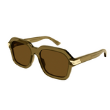 Bottega Veneta Square frame sunglasses - Green