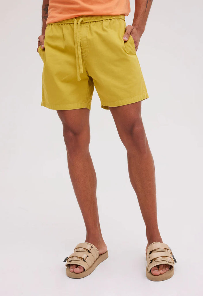 Yellow Squiggle Swim Shorts