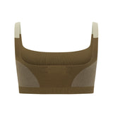 Organic Colour Block Bralet in Harvest by Nagnata - back
