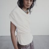 Harris Tapper Chaimberlain Top Ivory detail