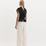The Irving Trouser Drape Suiting - Bone