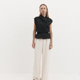 The Irving Trouser Drape Suiting - Bone