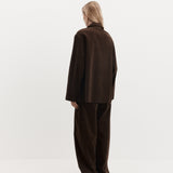 The Dean Trouser in Washed Cotton - Hickory