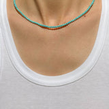 Turquoise Howlite Semi-Precious Stone Necklace