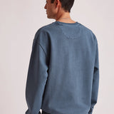 Bowery SNYC Pigment Dyed Crew - Ocean