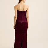 Illi Strapless Top - Shiraz