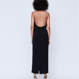 Catherine Buckle Maxi Dress - Navy