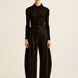 Meki Cocoon Jeans - Washed Black