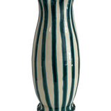 Lido Pinch Vase - Cream/Green