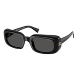 Miu Miu 0MUB13S Sunglasses in Black with Dark Grey | Miu Miu