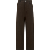 The Dean Trouser in Washed Cotton - Hickory
