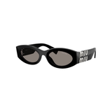 MIU MIU 0MU 11WS Sunglasses - Black/Silver