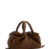 Brown Suede Mila Mini Tote
