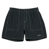 Talley Contrast Stitch Swim Shorts - Black