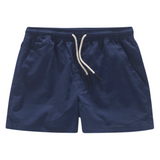 Navy Linen Shorts