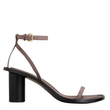 Idris Heeled Sandal - Putty Suede
