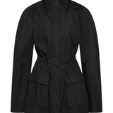 Paper Taffeta Parka - Black
