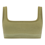 Fine Rib Wool Bralet - Fauna