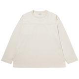 Varsity Relaxed L/S Tee - Ivory