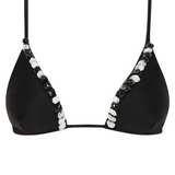 Baci Beaded String Top - Black