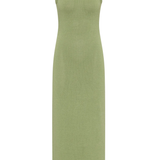 Lula Open Back Dress - Green