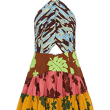 Poppy Spliced Mini Dress - Multi