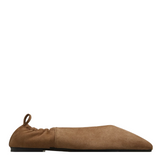 Brie Flat - Cognac Suede