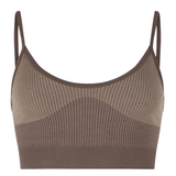 Ryo Wool Rib Crop - Mocha